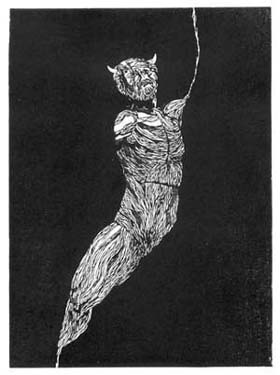Woodcut Titled - The Abyss